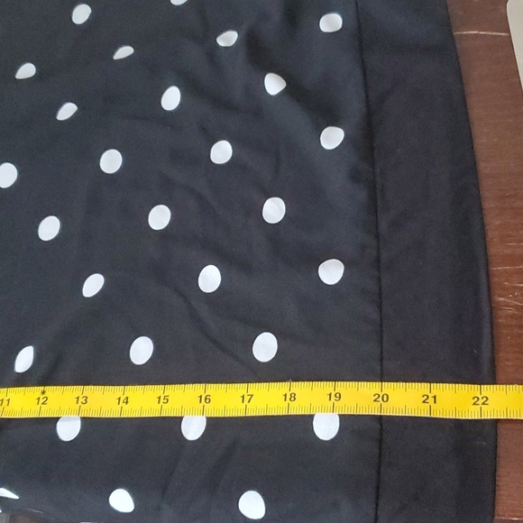 Joe Fresh sz S black top with white polka-dots 🌛 - Picture 7 of 8